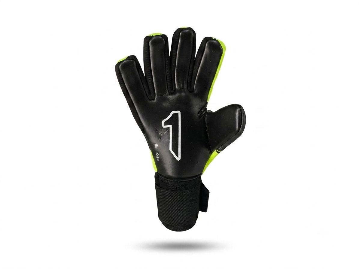 Guantes de Portero Rinat Uno Premier Training Amarillo Neón / Negro — foto 3