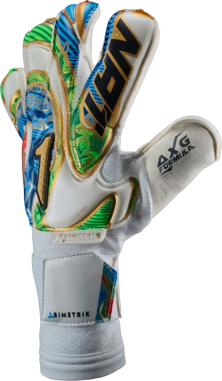 Guantes de Portero Rinat Asimetrik Pro Multicolor/Blanco