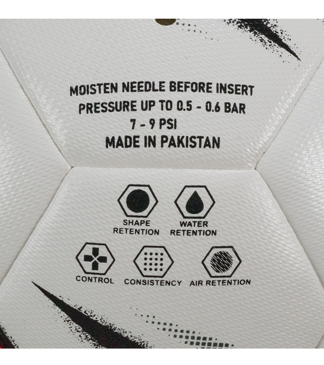 balón nebus hybrid rinat blanco-rojo número 5, construcción híbrida, 32 paneles termosellados, tacto pu texturizado, control y precisión superior, durabilidad y rebote consistente, ideal para entrenamiento y competición