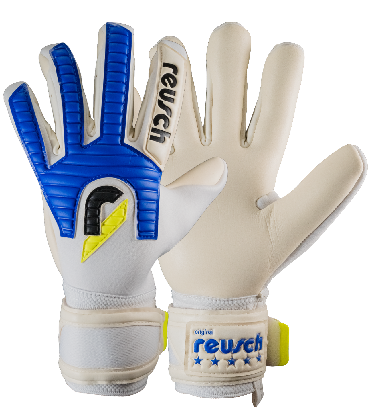 Guantes de portero Reusch Legacy '86 Gold X White - Deep Blue