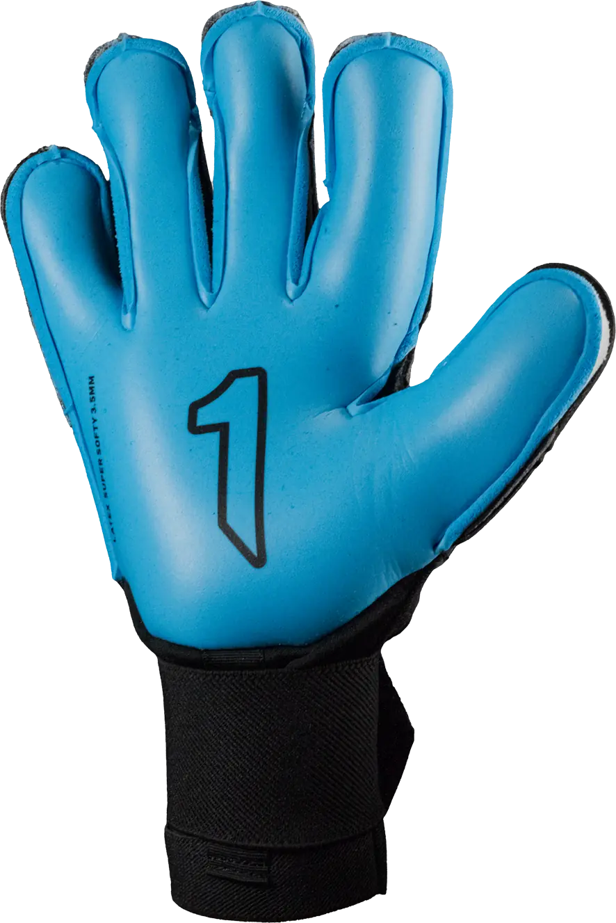 Guantes de Portero Rinat Asimetrik  Prime      Negro / Azul / Rosa