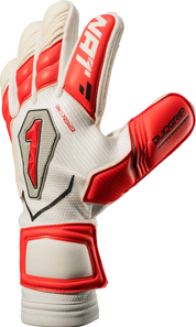 Guantes de portero Rinat Uno Premier Pro Rojo/Blanco, detalle