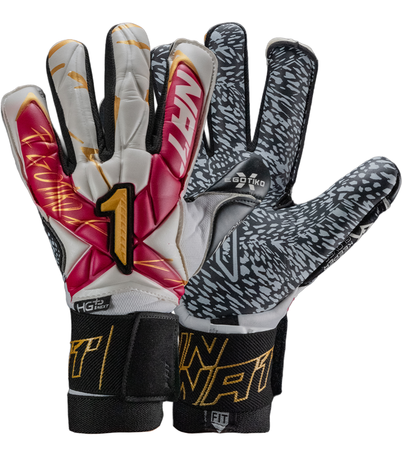 Guantes Rinat Egotiko X Prime   Blanco / Vino / Negro