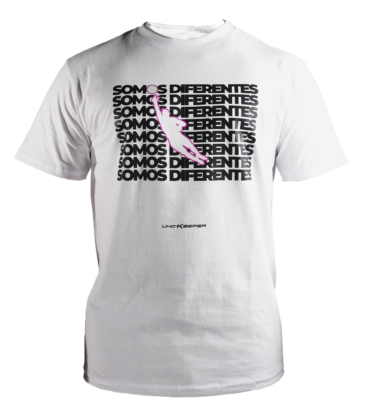 T-Shirt Somos Diferentes 1K Blanco - UnoKeeper