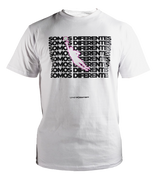 T-Shirt Somos Diferentes 1K Blanco