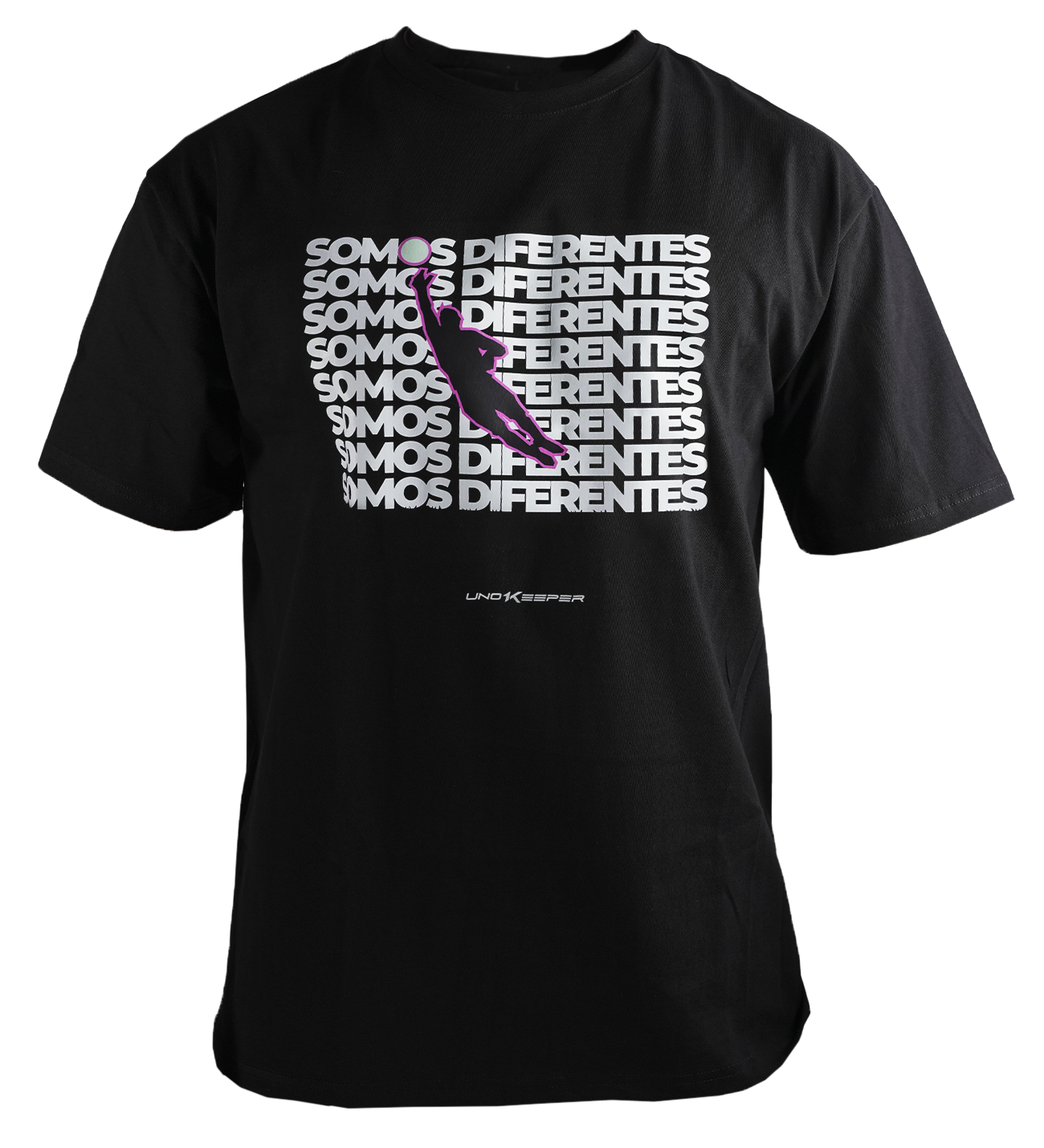 T-Shirt Somos Diferentes 1K Negro - UnoKeeper