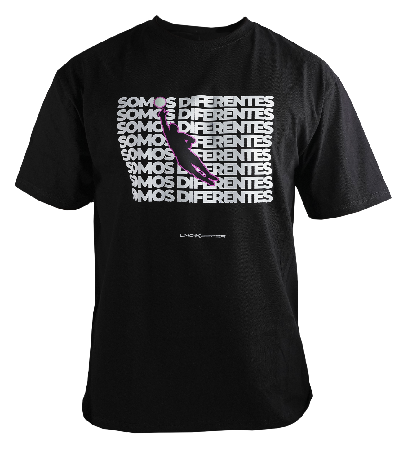 T-Shirt Somos Diferentes 1K Negro - UnoKeeper