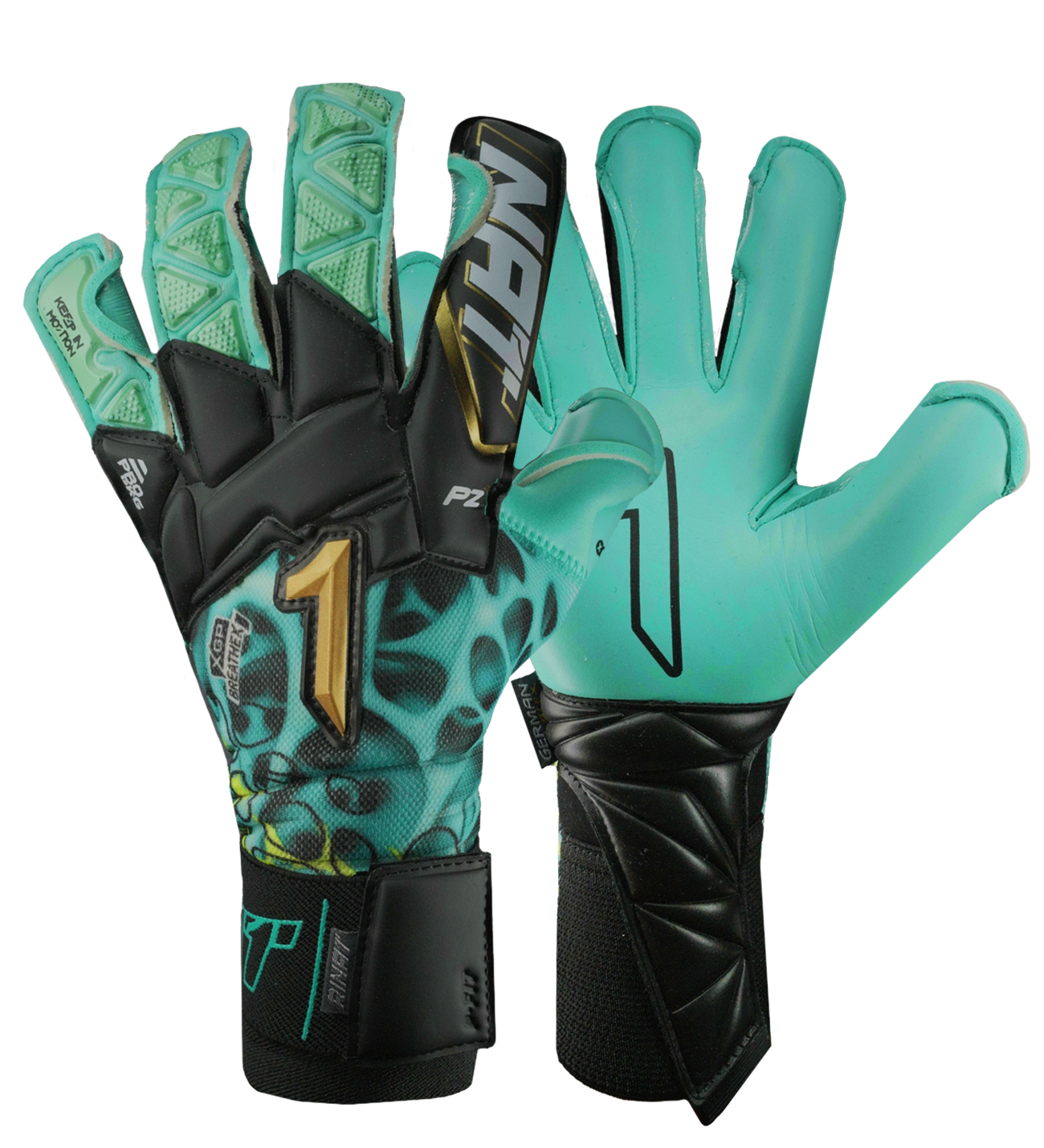 Guante De Portero Rinat Xtreme Guard Dominius Pro Verde Aqua 0