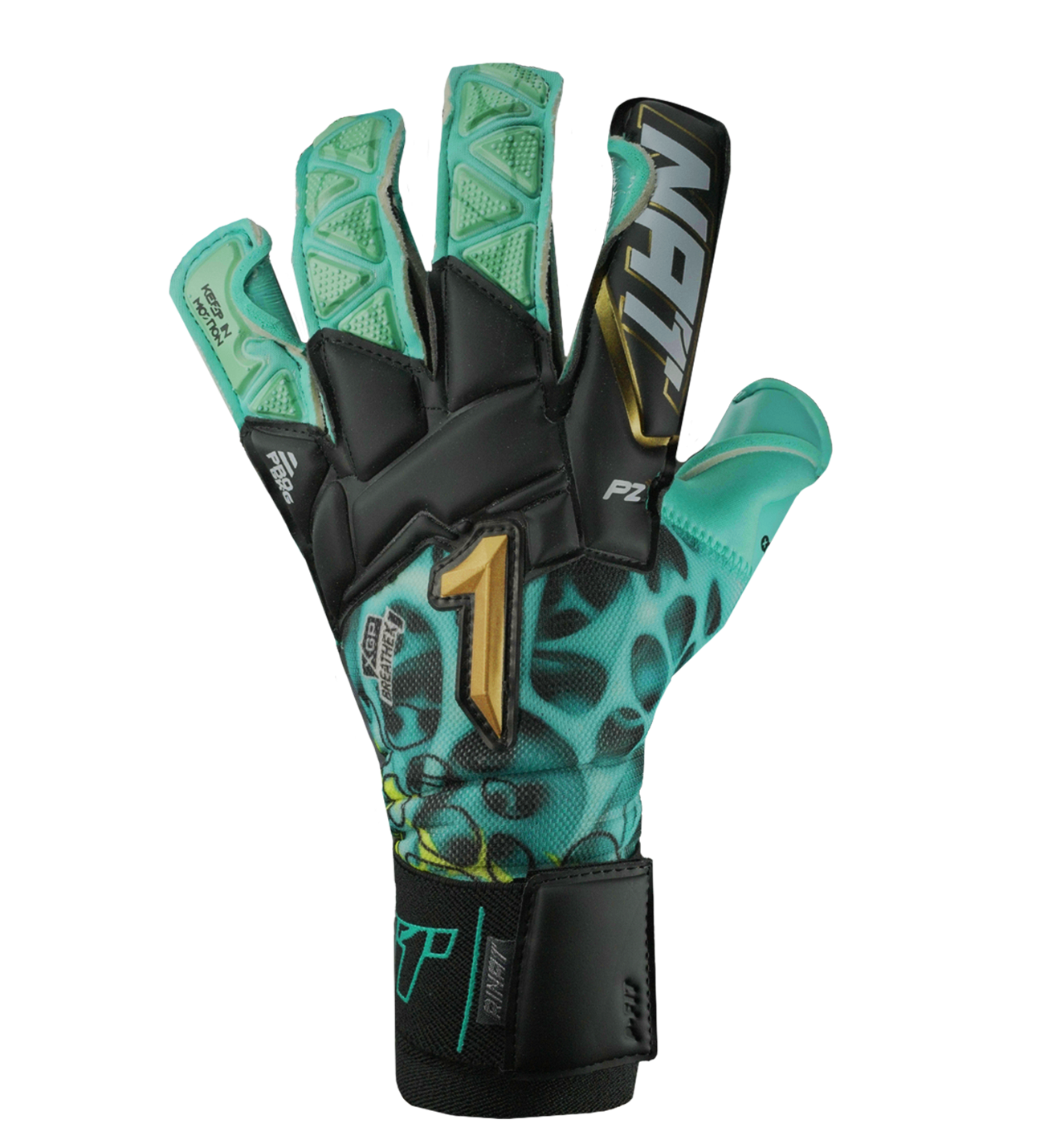 Guante De Portero Rinat Xtreme Guard Dominius Pro Verde Aqua 2