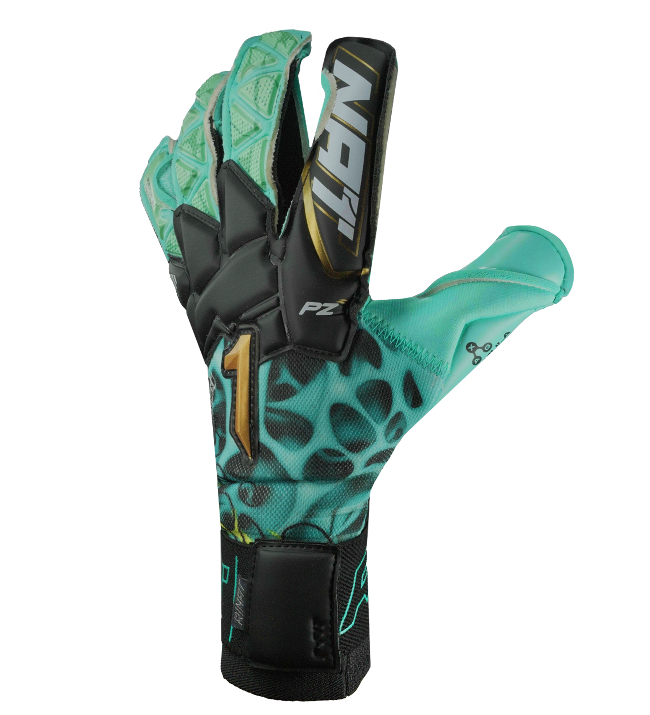 Guante De Portero Rinat Xtreme Guard Dominius Pro Verde Aqua 1