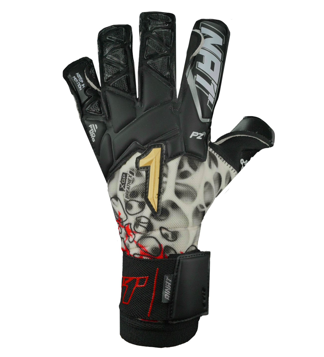 Guantes De Portero de futbol Rinat Xtreme Guard Dominius Pro Negro 1