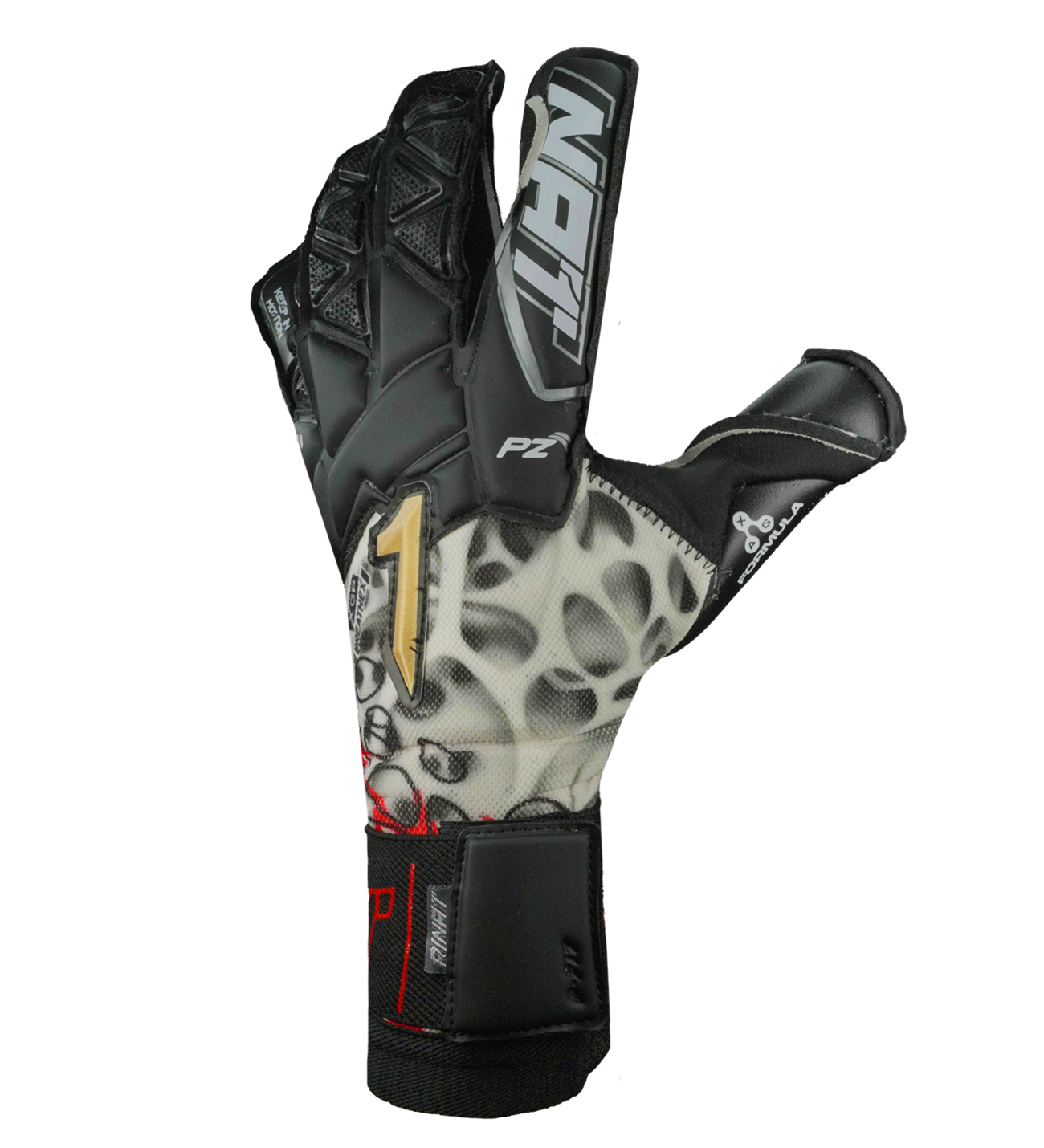 Guantes De Portero de futbol Rinat Xtreme Guard Dominius Pro Negro 3