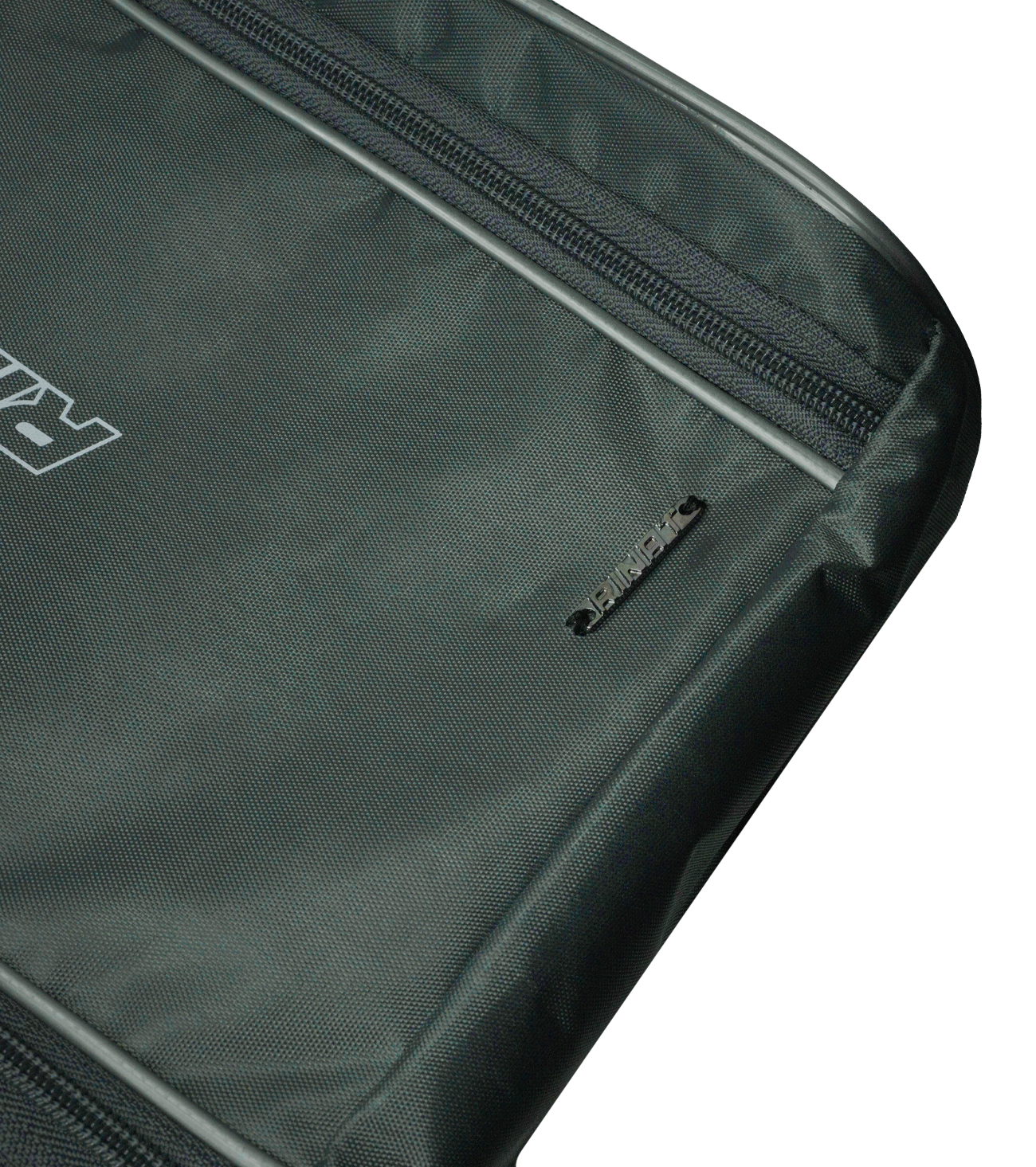 Zapatera Rinat negra, azul y gris para porteros y futbolistas; bolsa deportiva compacta, resistente y ligera, con compartimento principal espacioso para botas, ropa y accesorios, bolsillo interior para objetos pequeños, construcción durable que protege guantes y calzado, cierres resistentes de alta calidad, transporte ergonómico cómodo, diseño moderno con logo Rinat, ideal para entrenamientos, partidos y organización eficiente del equipo, compatible con cualquier uniforme.