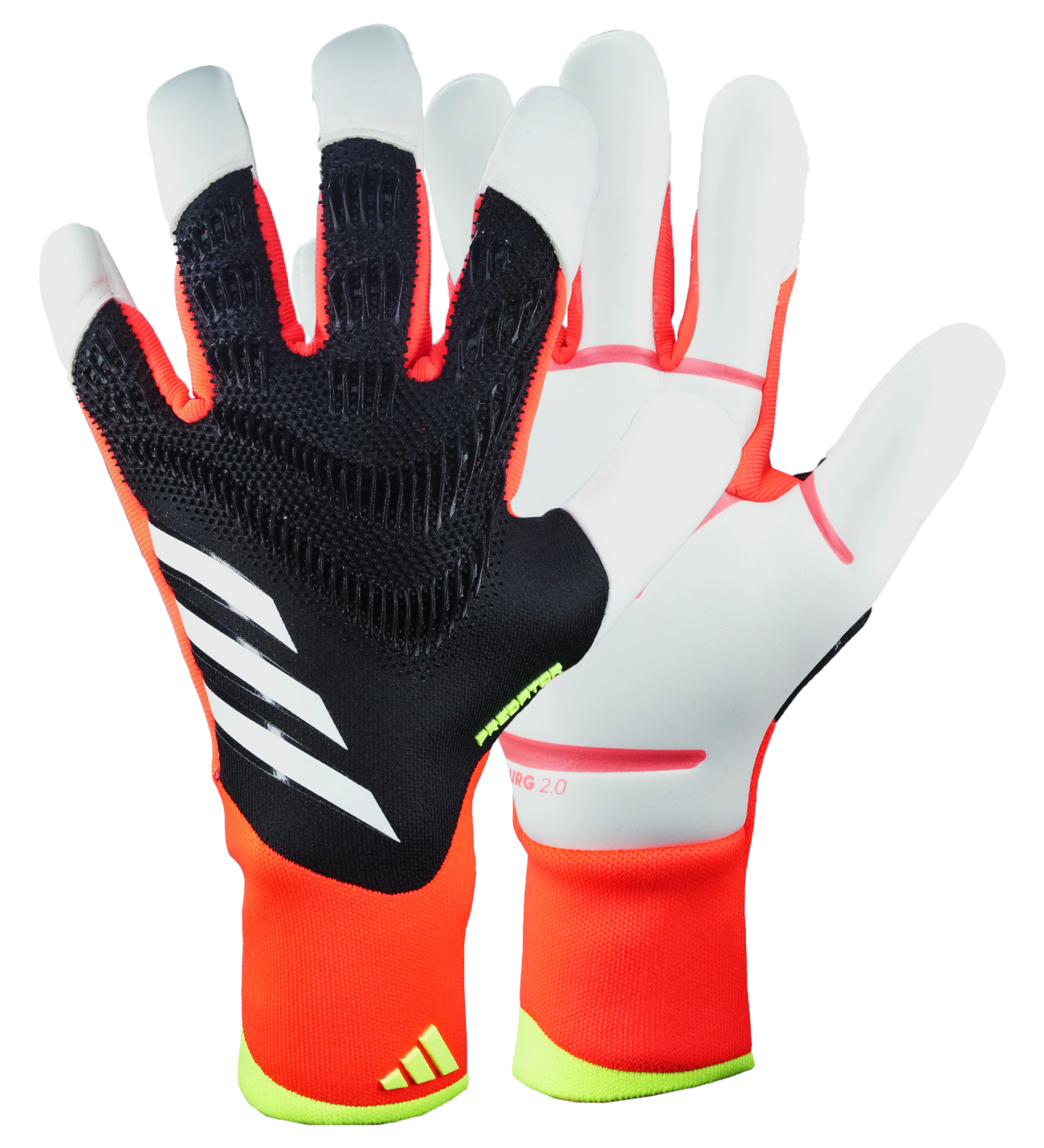 guantes de portero de futbol Adidas Predator GL Pro Hybrid Solar Energy 0