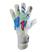 Guantes de Portero Rinat Asimetrik Aero PRO Azul/Verde/Rosa