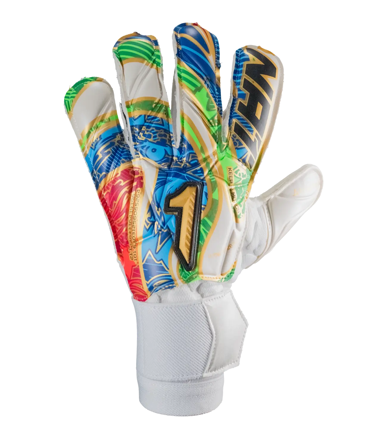 Guantes de Portero Rinat Asimetrik  Prime      Multicolor / Blanco