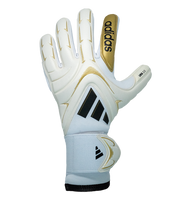 Guantes de portero de fútbol Adidas Copa Pro – látex URG 2.0 de agarre profesional, corte negativo de ajuste ceñido, dorso de látex transpirable y cierre elástico ajustable. Rendimiento y confort de élite. Disponibles en UnoKeeper.