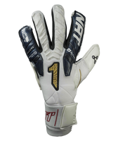 Guantes de portero de futbol Egotiko Vengador Alpha Premium Blanco 2