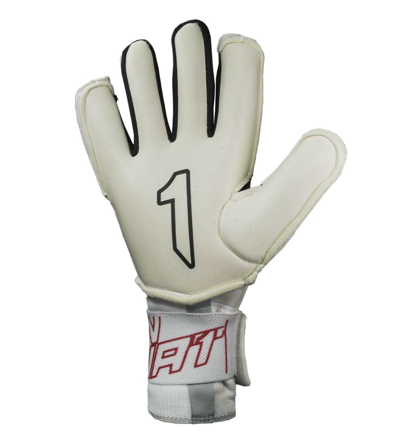 Guantes de portero de futbol Egotiko Vengador Alpha Premium Blanco 3