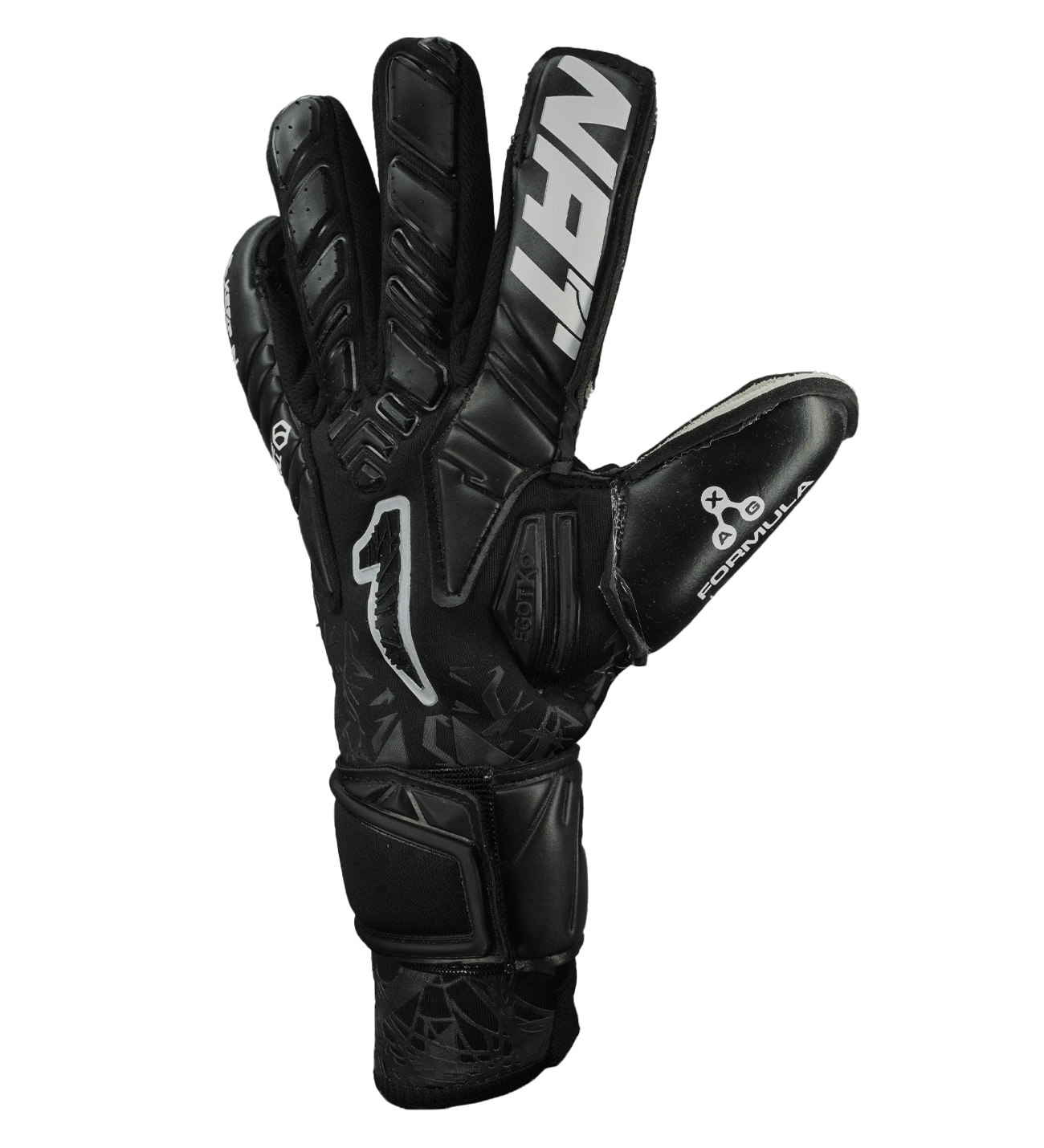 Guantes de portero de futbol Vengador Pro Negro 2