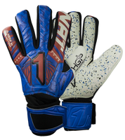 Guantes de portero de futbol Egotiko Vengador Turf Azul 0