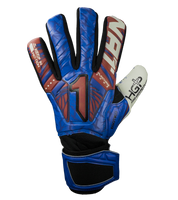 Guantes de portero de futbol Egotiko Vengador Turf Azul 3