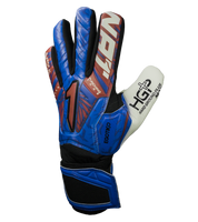 Guantes de portero de futbol Egotiko Vengador Turf Azul 2