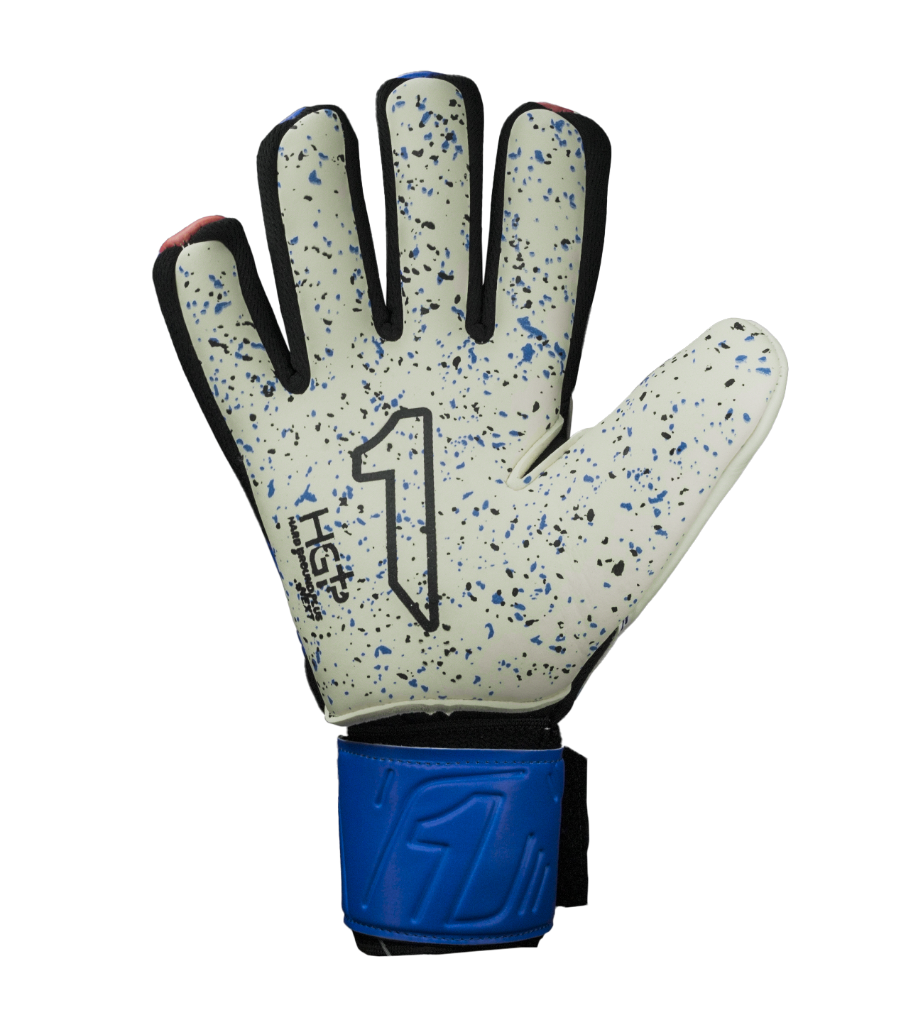 Guantes de portero de futbol Egotiko Vengador Turf Azul 1