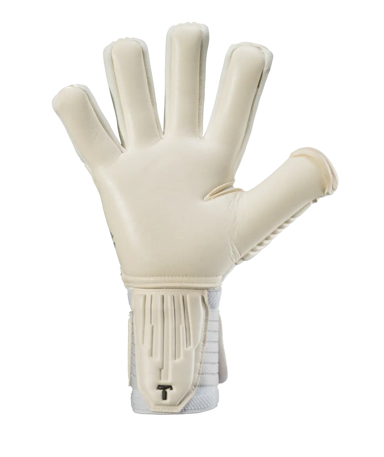 Guantes de portero T1TAN Legend 1.0 White-Out blanco — palma | UnoKeeper