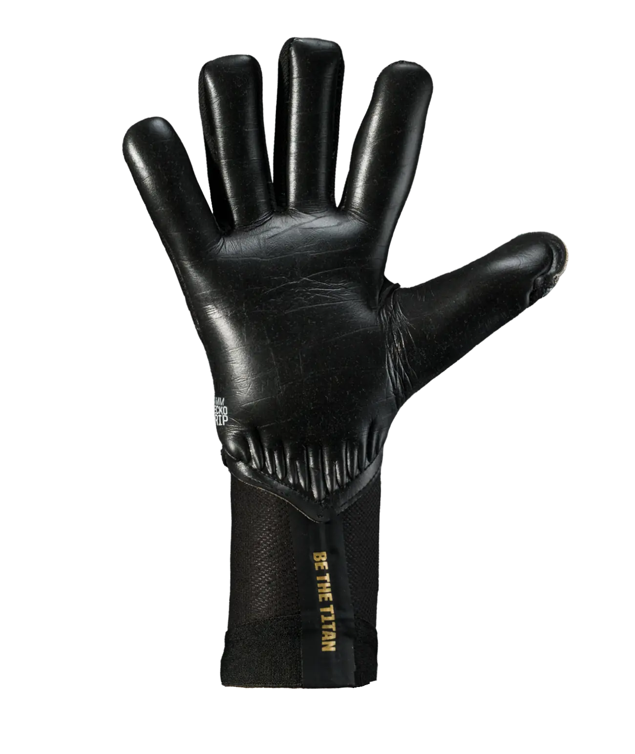 Guantes de portero T1TAN Rebel 2.0 Black-Out negro — palma | UnoKeeper