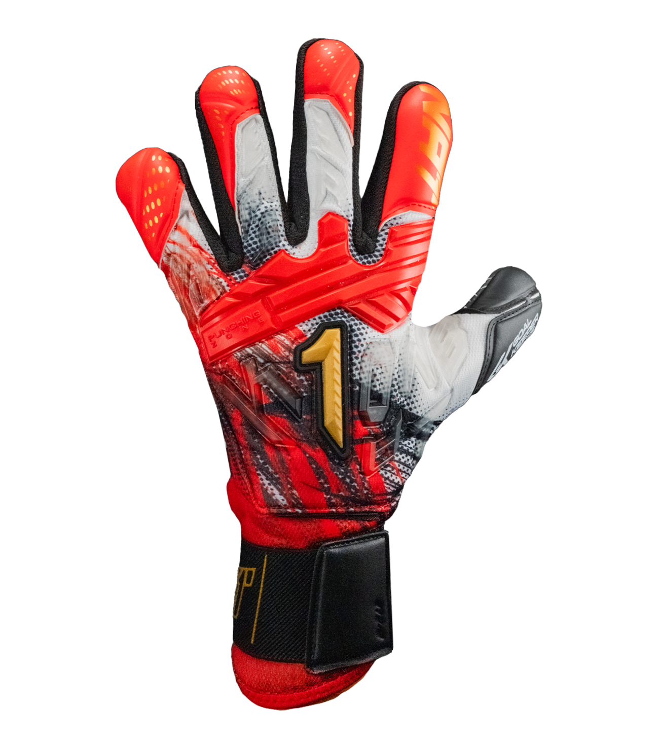 Guantes de portero Adidas Predator GL Pro Hybrid Strap KC6351 con palma URG 2.0+, corte negativo y dorso FusionMesh con TipGrip en dedos. Ajuste seguro con correa elástica, máximo control y agarre profesional en cualquier condición.