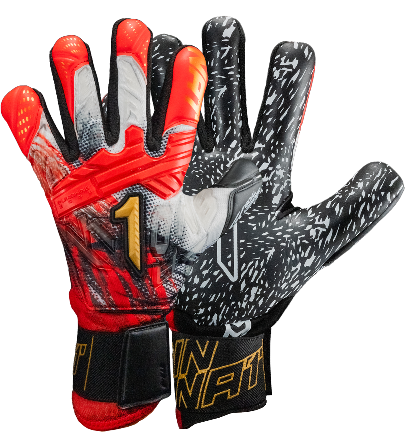 Guantes de portero Adidas Predator GL Pro Hybrid Strap KC6351 con palma URG 2.0+, corte negativo y dorso FusionMesh con TipGrip en dedos. Ajuste seguro con correa elástica, máximo control y agarre profesional en cualquier condición.