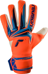 Guantes De Portero Reusch World CUP Attrakt Gold X NC Shocking Orange / Blue