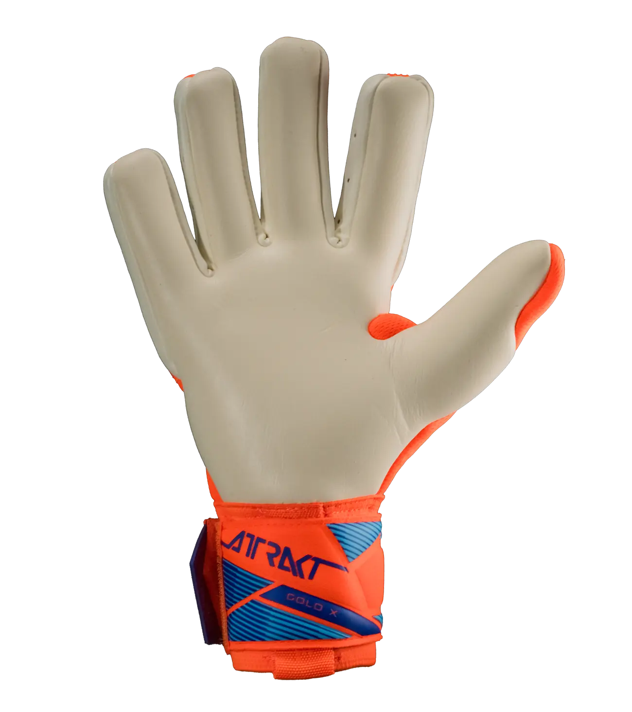 Guantes De Portero Reusch World CUP Attrakt Gold X NC Shocking Orange / Blue