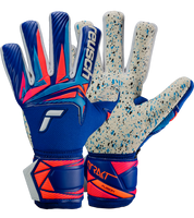 Guantes de portero Reusch Attrakt Fusion N.C. con palma Reusch Grip Fusion, corte negativo ergonómico y palma extendida. Ajuste seguro con cierre elástico y correa completa, máximo agarre y rendimiento profesional.