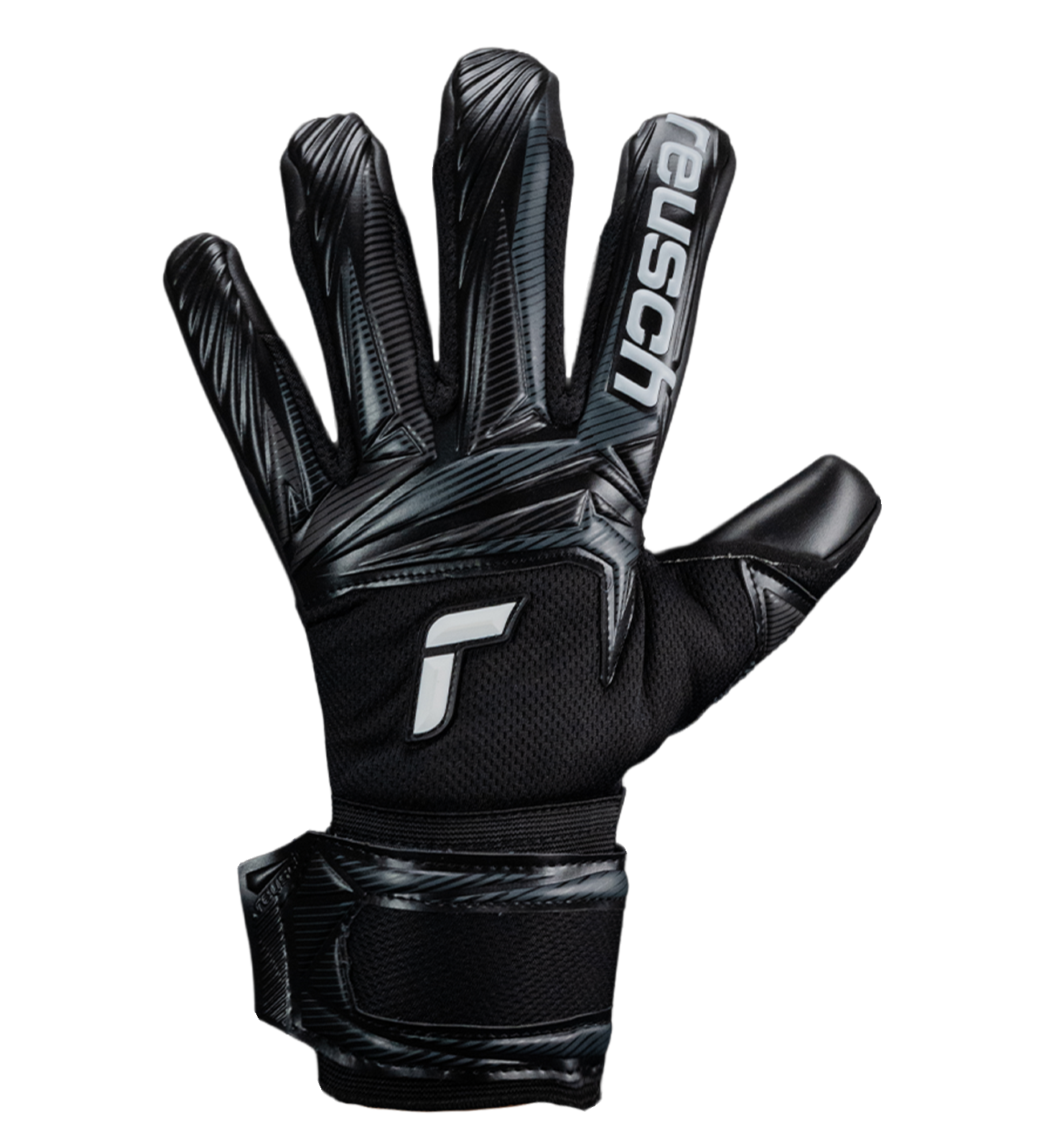 Guantes de portero Reusch Attrakt Infinity Evolution NC con palma Infinity de alta resistencia para terrenos duros, corte Negative Evolution tipo segunda piel y ajuste seguro. Máximo control y durabilidad en cada atajada.
