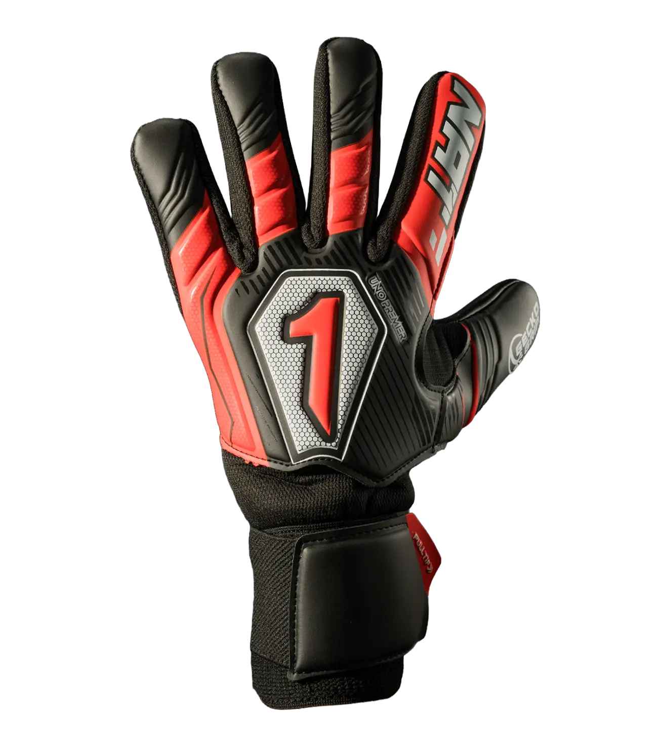 Guante de Portero Rinat Uno Premier Training Negro/Rojo.