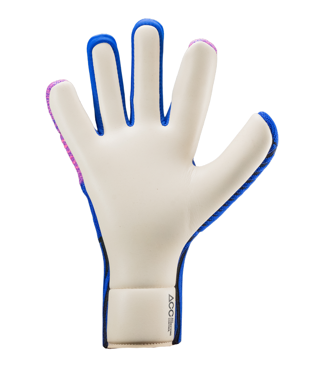 Guantes de portero Nike Phantom Dynamic Fit con palma Contact Plus de 4 mm y tecnología ACC para máximo agarre en seco y mojado, corte híbrido negativo Grip3 para ajuste preciso y dorso GripKnit flexible. Control y rendimiento profesional en cualquier condición.