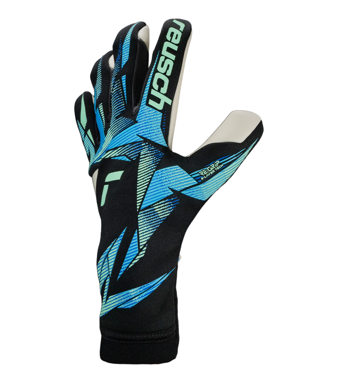 Guantes de portero Reusch Attrakt Re:Grip Strapless con látex RE:GRIP de doble capa para mayor durabilidad y agarre prolongado, corte Evolution negativo tipo segunda piel, diseño strapless ligero y dorso de silicona para control y comodidad profesional.