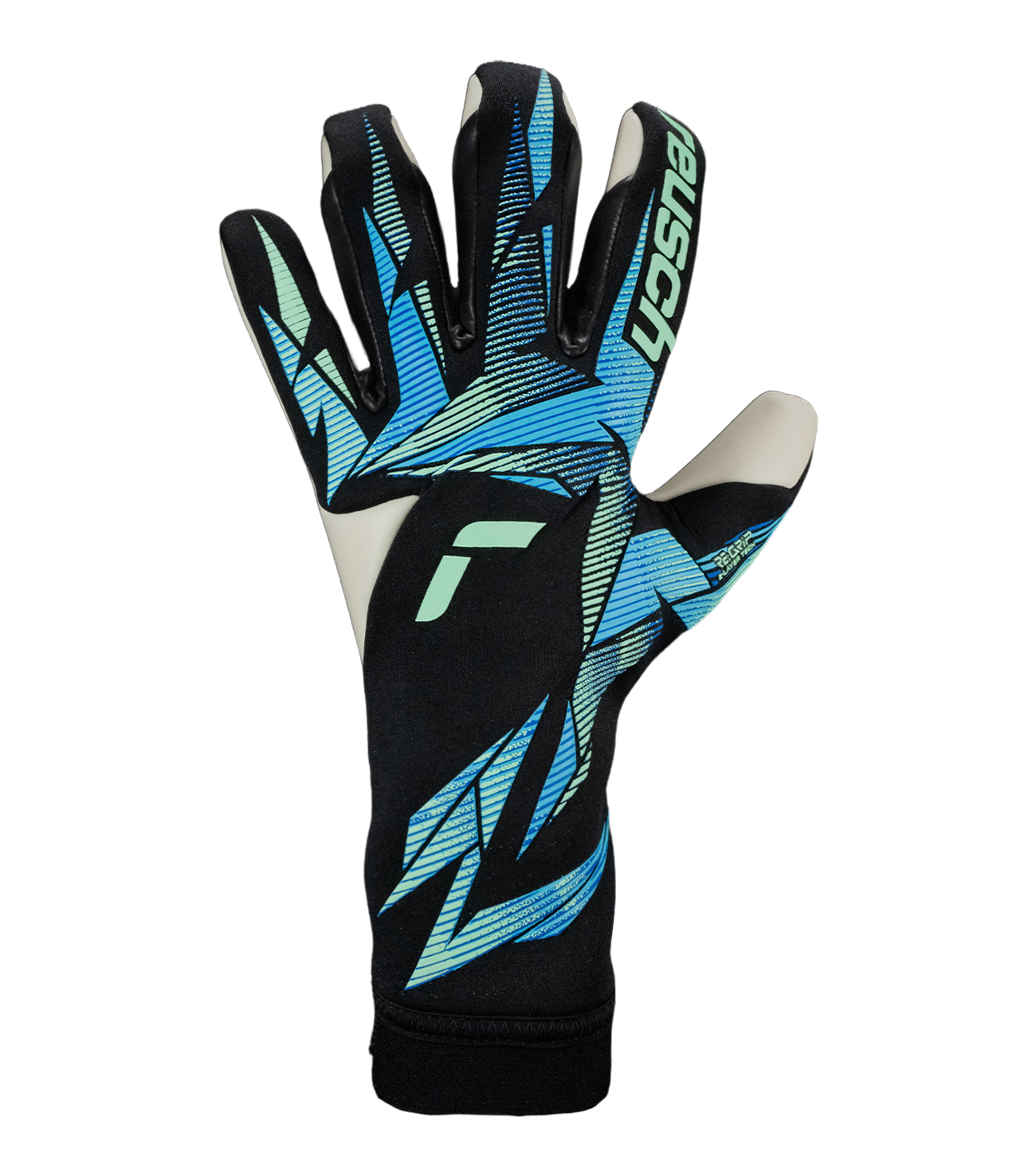 Guantes de portero Reusch Attrakt Re:Grip Strapless con látex RE:GRIP de doble capa para mayor durabilidad y agarre prolongado, corte Evolution negativo tipo segunda piel, diseño strapless ligero y dorso de silicona para control y comodidad profesional.