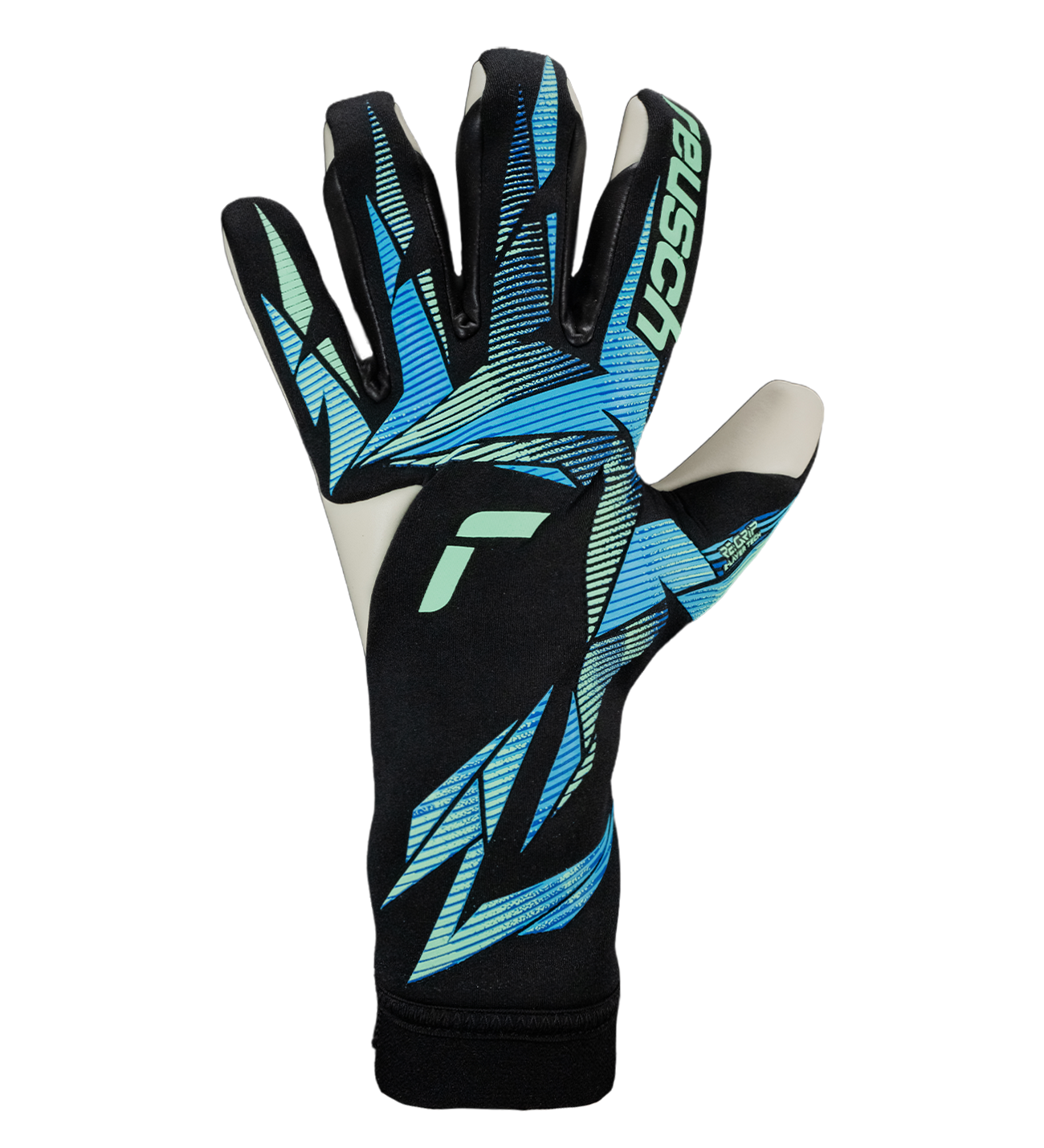 Guantes de portero Reusch Attrakt Re:Grip Strapless con látex RE:GRIP de doble capa para mayor durabilidad y agarre prolongado, corte Evolution negativo tipo segunda piel, diseño strapless ligero y dorso de silicona para control y comodidad profesional.