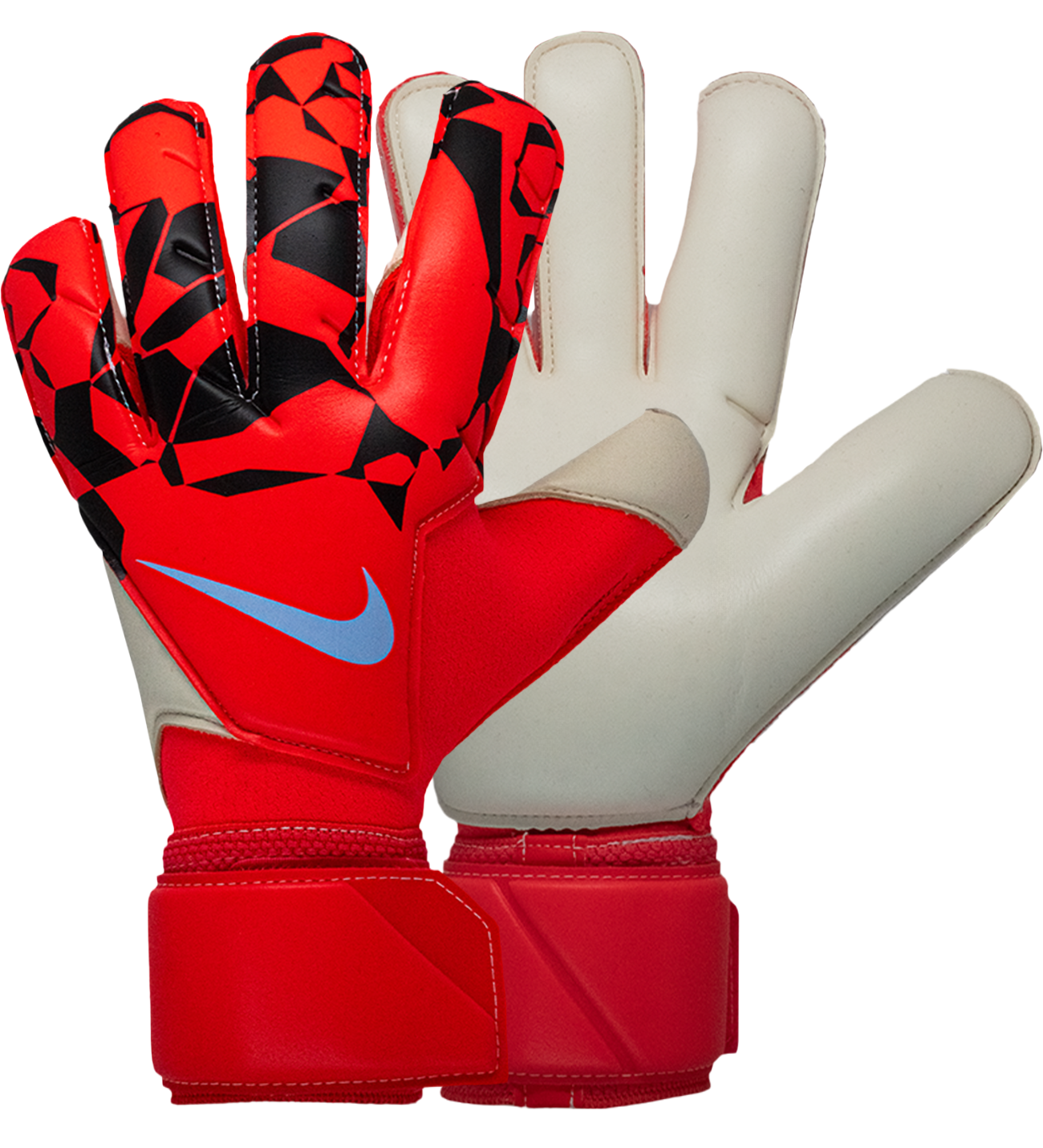 Guantes de portero de fútbol Nike Mercurial Vapor Grip 3 – corte Flat con tecnología Grip3 para control superior, palma de látex Contact, dorso transpirable y cierre elástico seguro. Rendimiento profesional y estilo Mad Voltage Pack. Disponibles en UnoKeeper.
