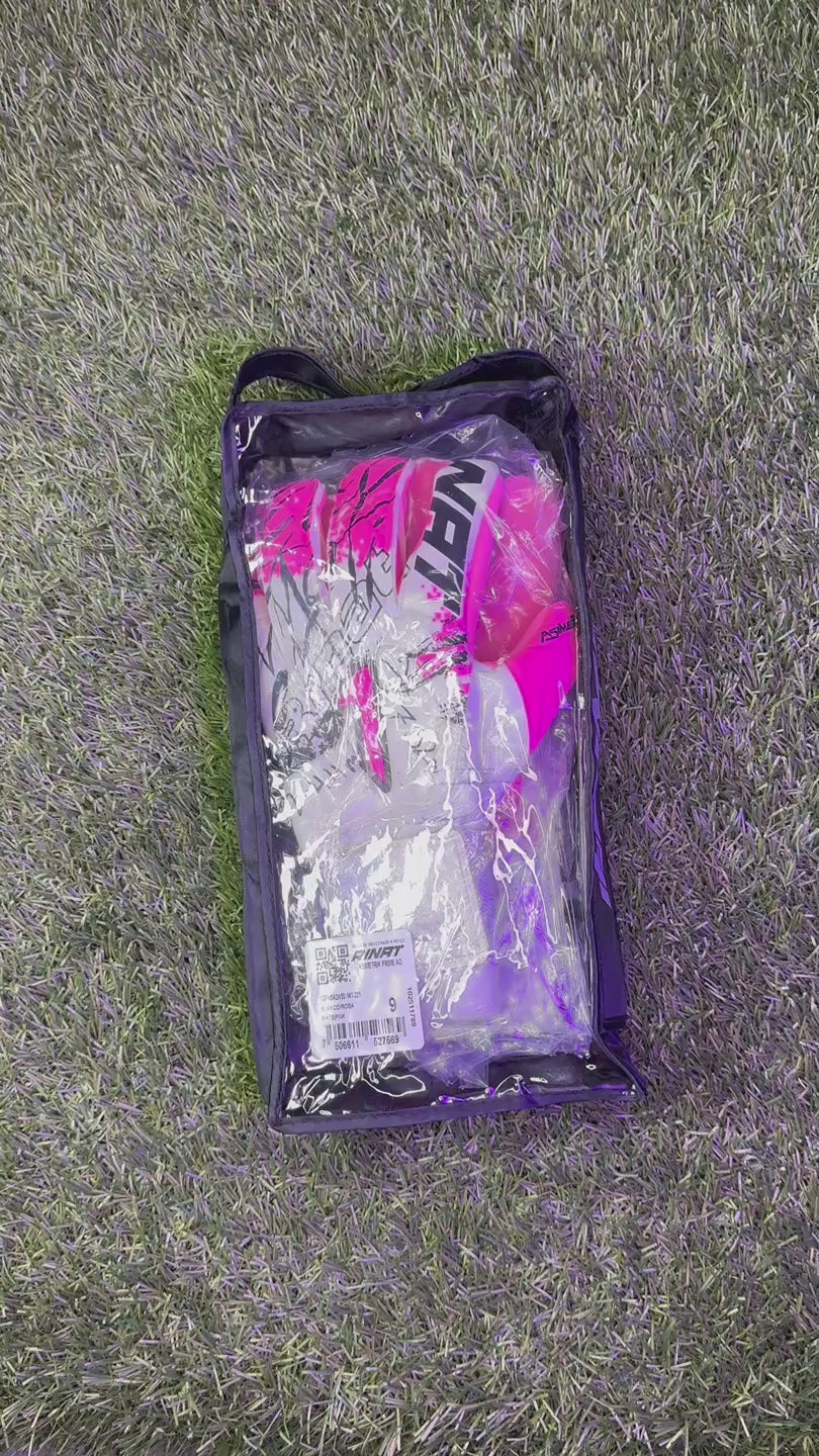 Video Guantes de Portero Rinat Asimetrik Prime Blanco/Rosa