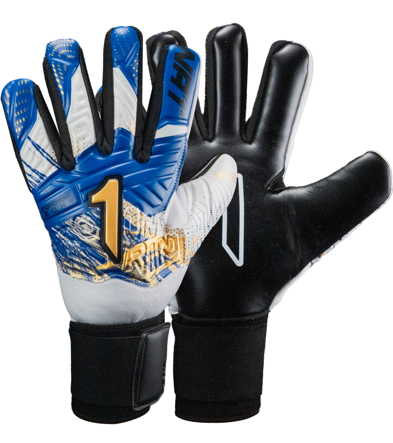 Guantes de Portero Rinat Fiera  Training  Blanco/Azul