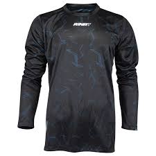 Jersey de portero Rinat Vengador para adulto y niño con manga larga, diseño ergonómico, tejido transpirable, ajuste cómodo y colores llamativos para entrenamientos y partidos.