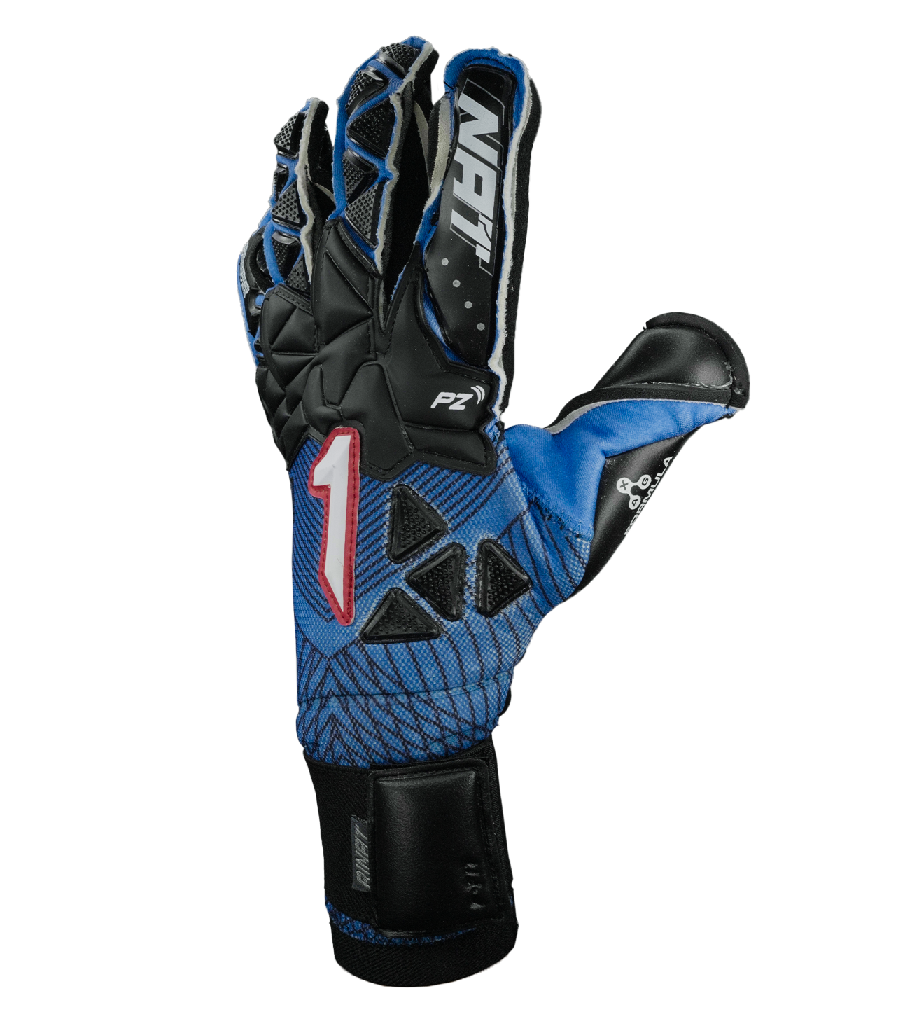 Guantes de portero de futbol Xtreme Guard Zhero Pro Azul 3