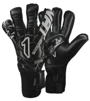 Guantes de portero de futbol Santoloco Pro Negro unokeeper 0