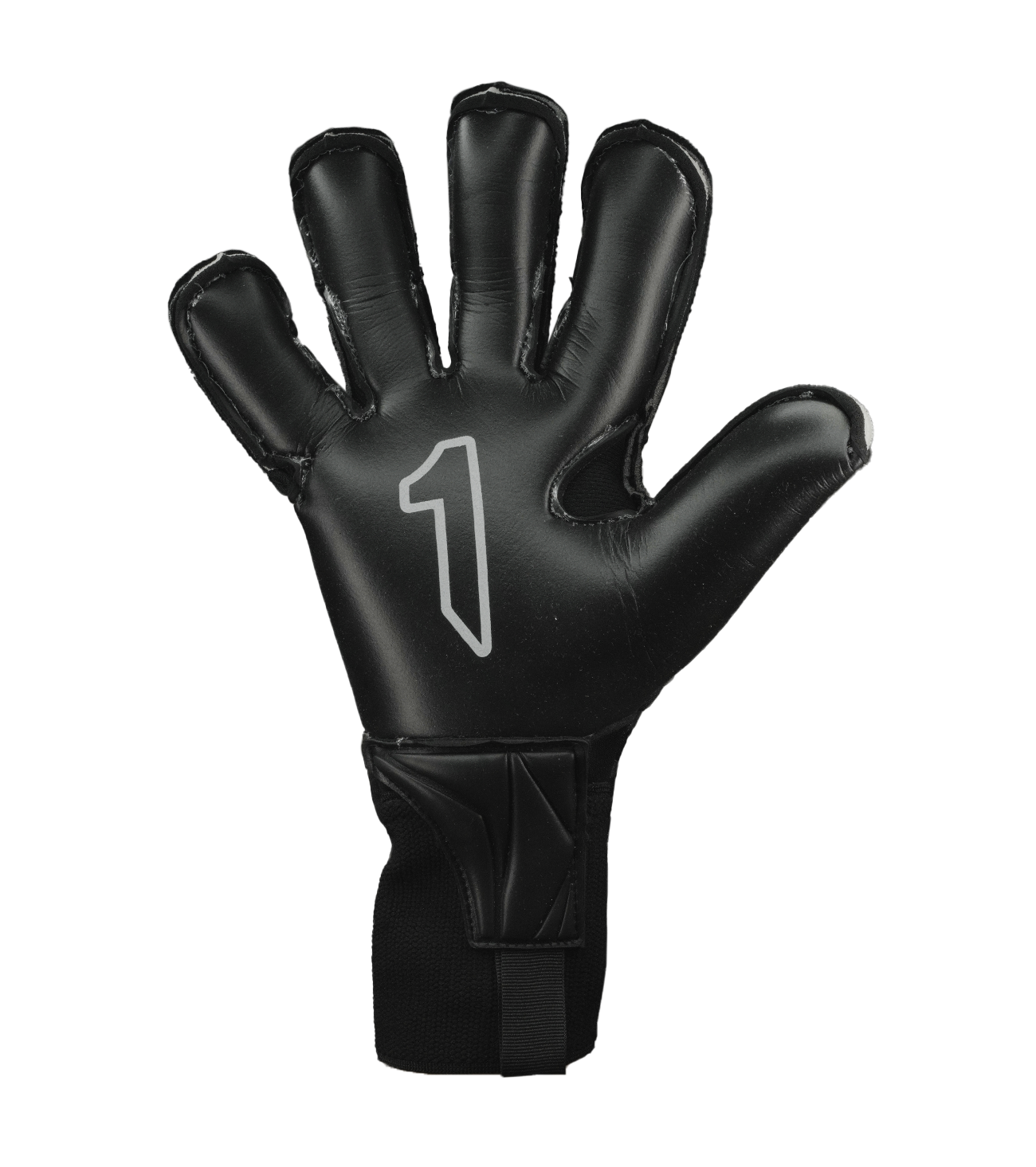 Guantes de portero de futbol Santoloco Pro Negro unokeeper 1