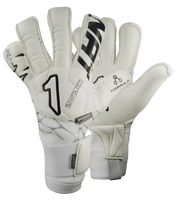 Guantes de portero de futbol Santoloco Pro blanco unokeeper 0