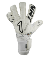 Guantes de portero de futbol Santoloco Pro blanco unokeeper 3